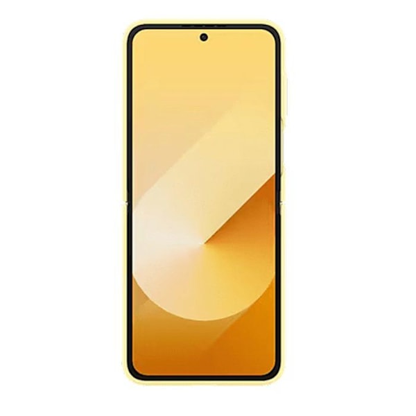 Coque - Samsung - Galaxy Z Flip6 - Silikone - Gul - Blød Gul