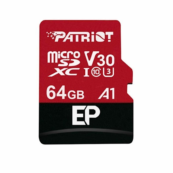 Patriot Memory PEF64GEP31MCX 64 Gt MicroSDXC Muistikortti Luokka 10