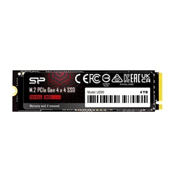 SILICON POWER SP04KGBP44UD90 NVME 4.0 GEN4 PCIE M.2 SSD LUE-KIRJOITUS JUSQU'À 5