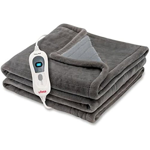 Elektrisk varmetæppe - UFESA - Softy Fleece - 150x100cm - 120W - Automatisk slukning