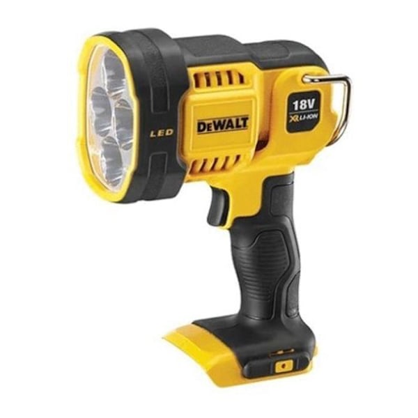 LED-lamppu XR 18V - DEWALT - DCL043-XJ - Ergonominen kahva - Ripustuskoukku musta, Keltainen
