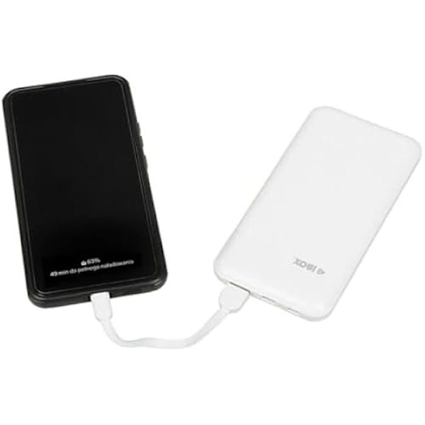 Tehoakku - IBOX - PB10 - 10000 mAh - Musta - Kompakti ja kevyt Sort