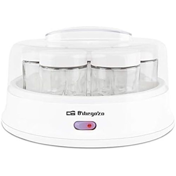 Jogurttihaihdutin - ORBEGOZO YU 2350 - 7 kpl 200 ml - Virta-/kytkin - 15 W