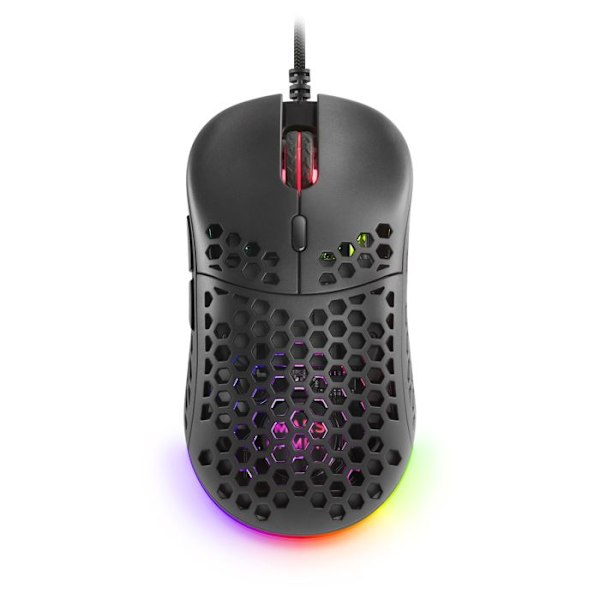 Mars Gaming MM55 RGB Wired Gamer Mus (sort)