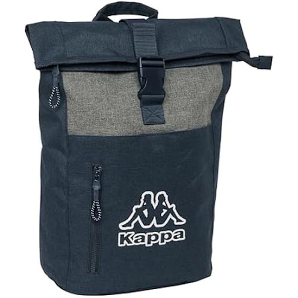 SAFTA Kappa ryggsäck - För 15,6'' laptop - Grå/marinblå Melange Grå/Navy Melange