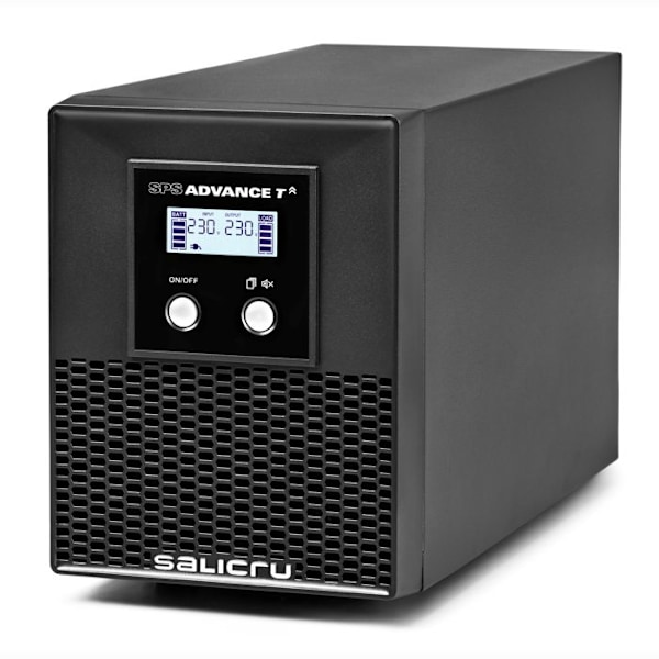SALICRU SPS ADVANCE T 1500 Inverter AC 230 V 1050 Watt 1500 VA Blysyre RS-232, USB udgangsstik: 6 aktive PFC