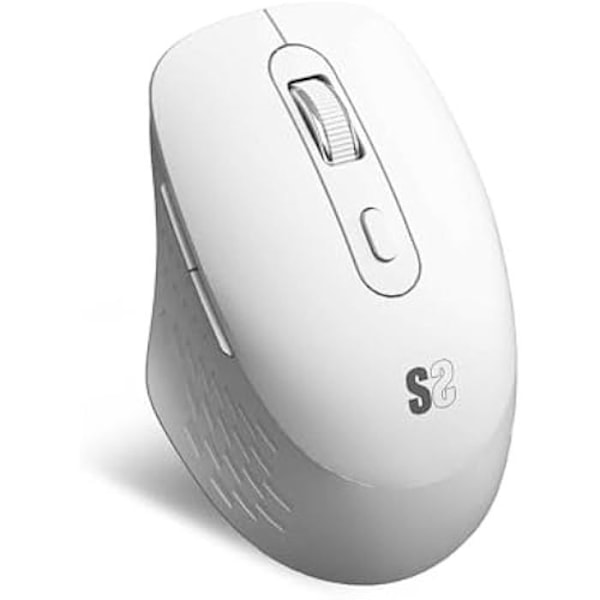 SUBBLIM Curve Ergo Dual Mouse Batteri Vit Vit