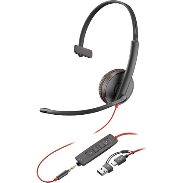HP Poly Blackwire 3215 Monaura