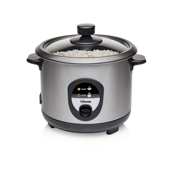 Ris Cooker Tristar RK-6126 - 1 L - 400 W - Krop i rustfrit stål - Hold varm funktion Rostfritt stål