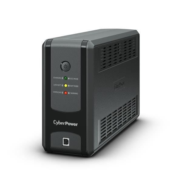 CyberPower UT850EG-FR keskeytymätön virtalähde - 0,85 kVA - 425 W - Tyyppi E musta, Harmaa