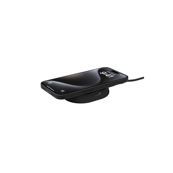 Trådløs oplader - Belkin - BoostCharge Pro - 15 Watt - Magnetisk - Sort svart