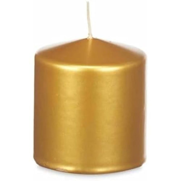 Stearinlys - Guld - 9 x 10 x 9 cm - 12 enheder - Indendørs - Blandet - 12,9 pund Guld