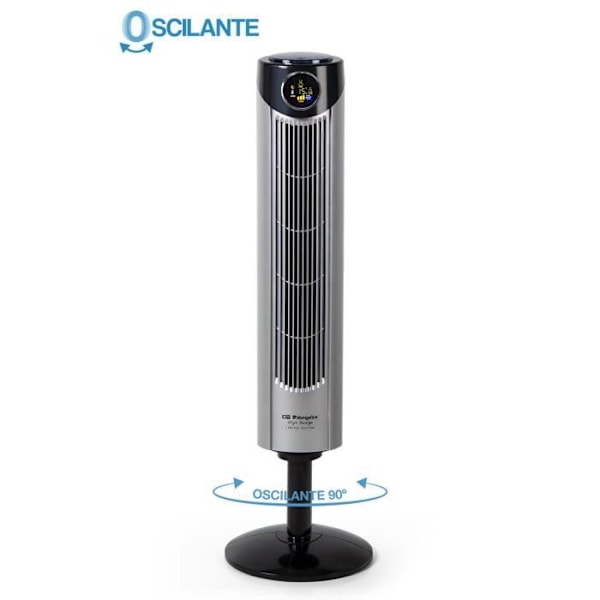 Søjleventilator - Orbegozo - TWM 1015 - Grå-Sort - Elektrisk - Søjle Grå-Sort