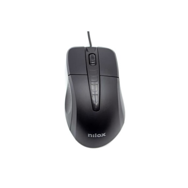 NILOX OPTINEN HIIRI USB 1000DPI, MUSTA MOUSB1001