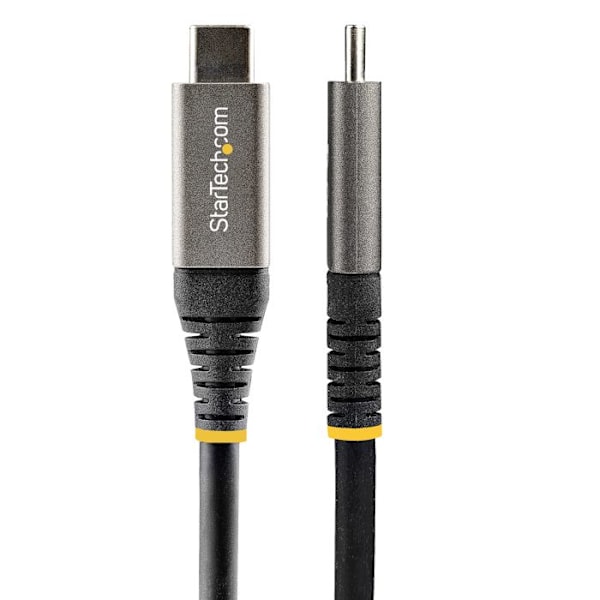 StarTech USB C -kaapeli 10Gbps 50cm - Sertifioitu USB-IF - USB 3.1/3.2 Gen 1 Type-C - 100W (5A) Power Delivery, DP