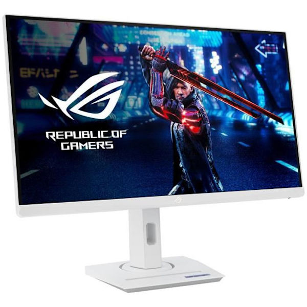 PC Gaming-skærm - ASUS - ROG Strix XG27ACS-W - 2560 x 1440 - 144 Hz - Hvid Hvid