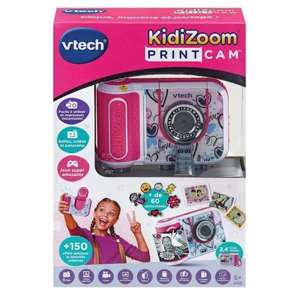 VTECH KIDIZOOM PRINT CAM (ROSA) Rosa