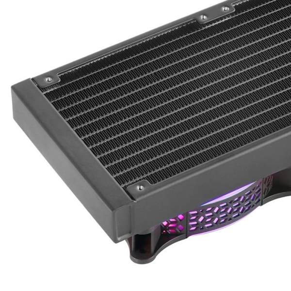 Mars Gaming ML-LCD360, AIO Liquid Cooling, TDP 600W, 3x FDB ARGB 120mm fans, LCD-skærm, Universal Multisocket, Sort