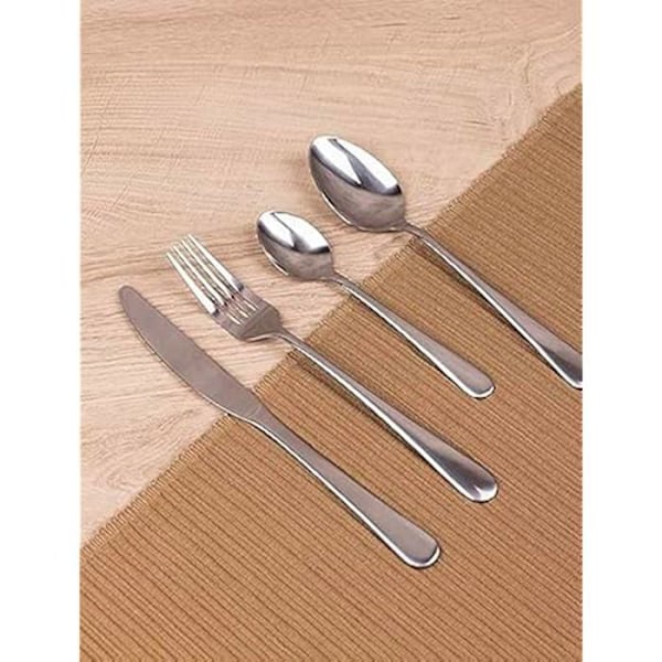 Gaffel - SAN IGNACIO - Sæt 3 stk - Genanvendt rustfrit stål - Skinnende design - Ergonomisk håndtag