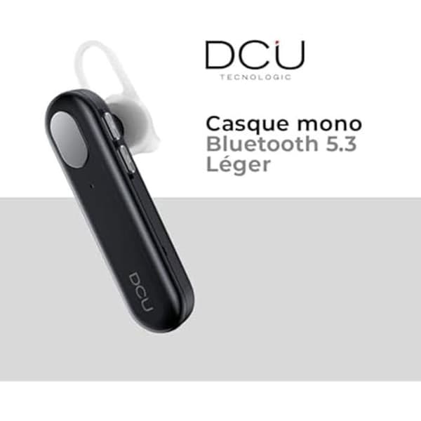 Mono Bluetooth 5.3-hovedtelefoner - DCU TECNOLOGIC - Ultralette - Dobbelt forbindelse - Intra-aurikulære