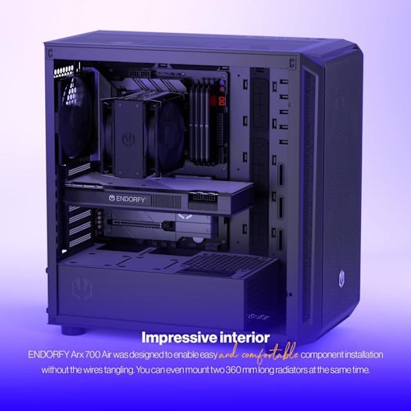 PC taske - sidepaneler Endorfy Arx 700 Air - PC taske - ATX