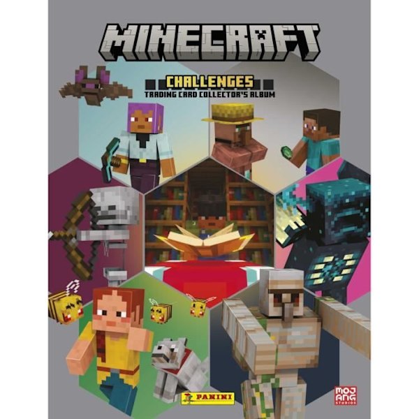 Startpakke - PANINI - Minecraft TC 4 - Starter Pack - Mappesystem + 2 lommer + 1 patch + 1 EL-kort Flerfärgad