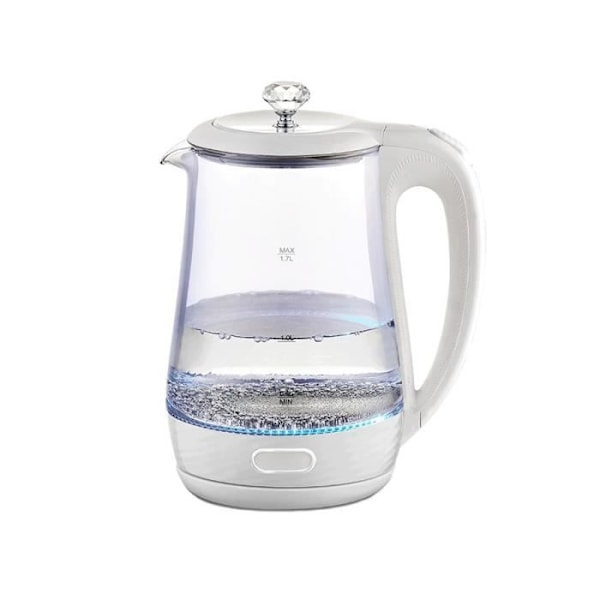 Kedel - MAESTRO - MR-052-HVID - 1,7 Liter - Glas - Funktion for varmholdelse Vit