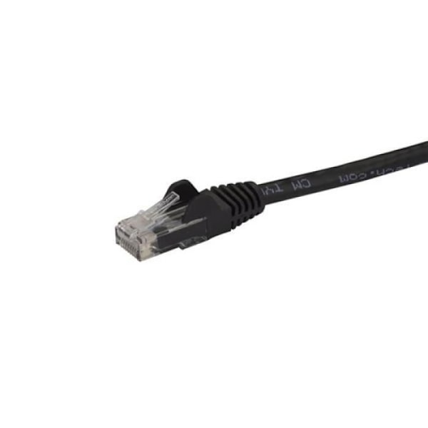 Ethernet-kaapeli Cat 6 - STARTECH - 1,5 m - 100% kupari - Musta - Gigabit