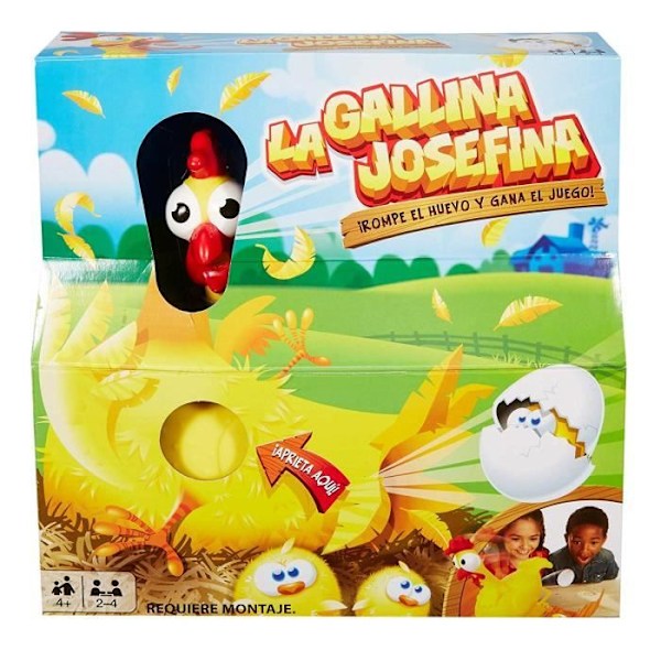 Spel Mattel Mattel Spel La Poule Joséphine, Bordsspel för barn (Mattel) - FRL14