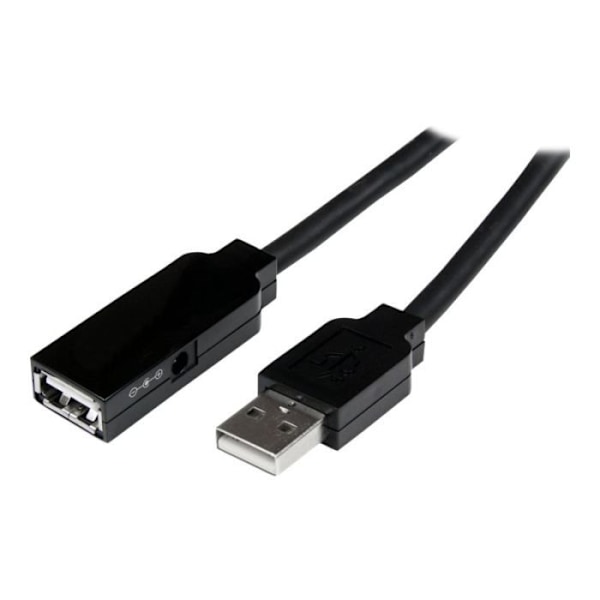 USB-toistinkaapeli 15 m - STARTECH.COM - Aktiivinen USB-jatko - musta