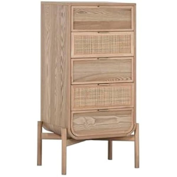 Kommode - HOME ESPRIT - Tropisk - Granrattan - 53 x 42 x 87 cm - Flerfarvet Flerfärgad