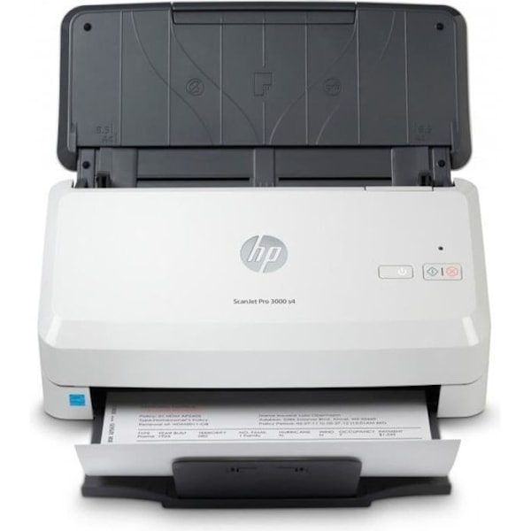 Asiakirjan skanneri - HP - ScanJet Pro 3000 s4 - Kaksipuolinen - 216 x 3100 mm - 600 dpi musta, Valkoinen