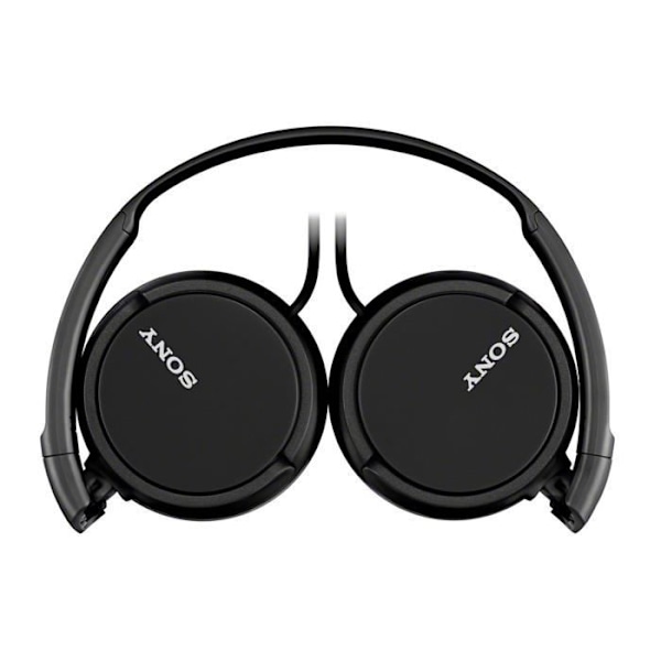 SONY - ZX110 hopfällbara hörlurar Svart Svart