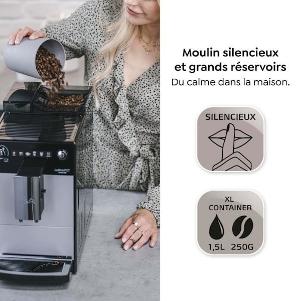 Automatisk kaffemaskin - MELITTA - Latticia® OT F300-101 - Silver