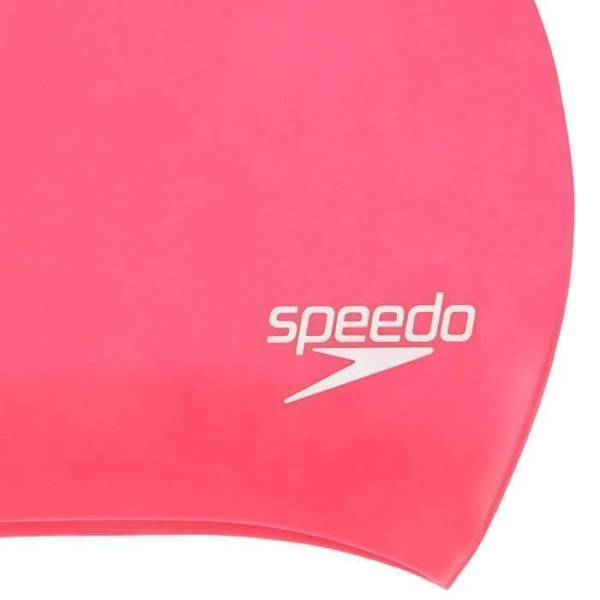 Silikonikorkki - Speedo - Vaaleanpunainen - Yksi koko - Suunniteltu pitkille hiuksille - Optimaalinen mukavuus