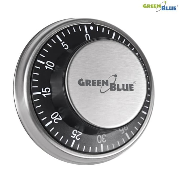 Køkken timer - GreenBlue - GB152 - Mekanisk - 60 minutter - 9x9 cm