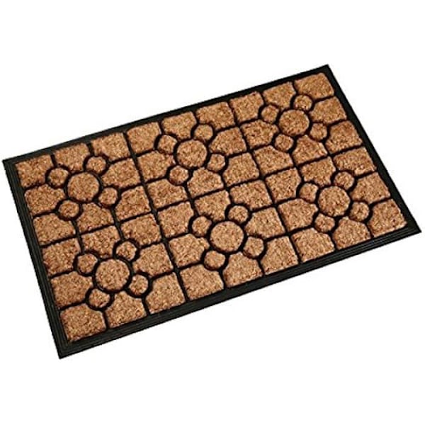 Sisäänkäynnin matto - VERSA - Laatta - 45 x 75 cm - Liukumaton - Monivärinen Flerfärgad