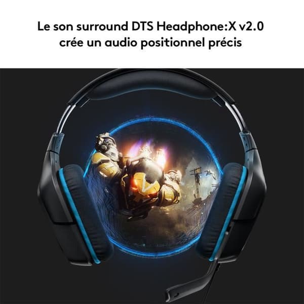 Pelikaiuttimet - Langalliset - Logitech G - G432 - USB - Xbox One, PS4, Switch, PC, MAC - Musta