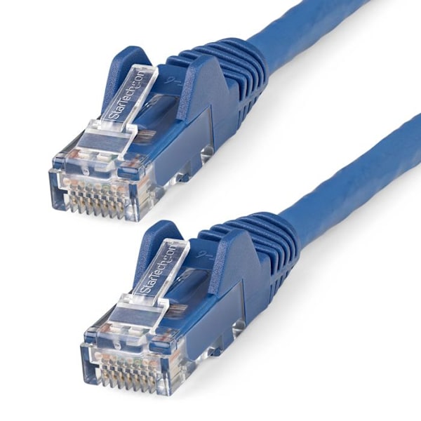 50 cm LSZH CAT6 ETHERNET-KAAPELI - SNAGLESS UTP PATCH CORD SININEN