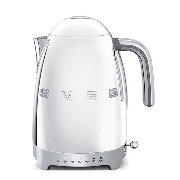 SMEG 50s Vattenkokare - Variabel temperatur 2400W Krom KLF04SSEU Silver