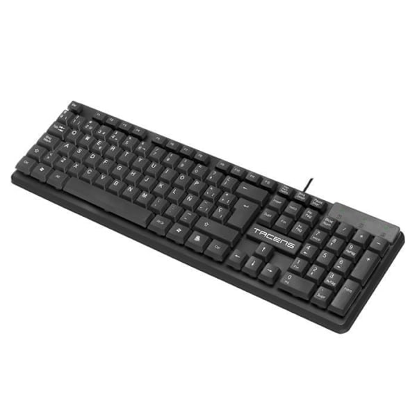 TACENS anima AK0ES-tangentbord - Standard - Kabelanslutet - USB - Membrantangentbord - QWERTY - Svart