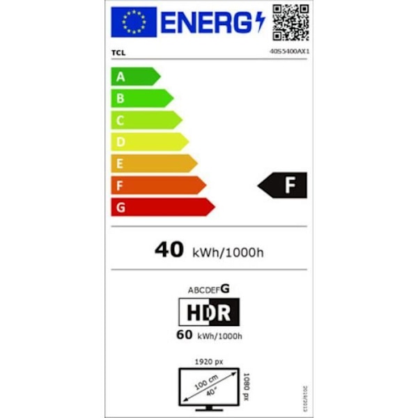 TV LCD - TCL - 40" - Full HD - Smart TV - Android TV - Dolby Audio