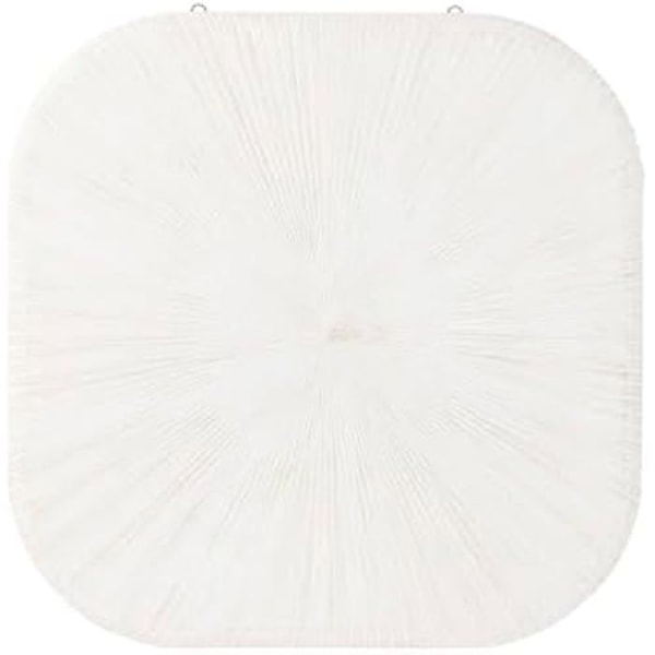 Seinäkoristelu - HOME ESPRIT - Moderni - Valkoinen - Pyöreä - 98 x 98 cm mångfärgad