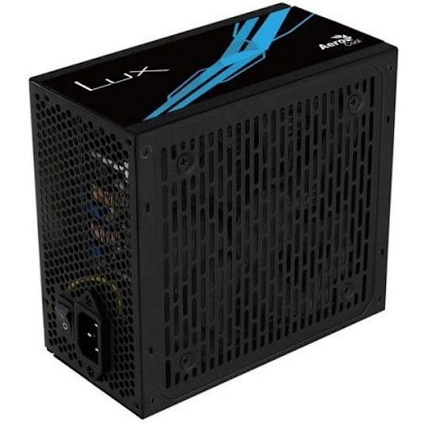 Aerocool LUX550 ATX 500W Musta - AEROCOOL - On/Off-kytkin - Ei modulaarinen musta