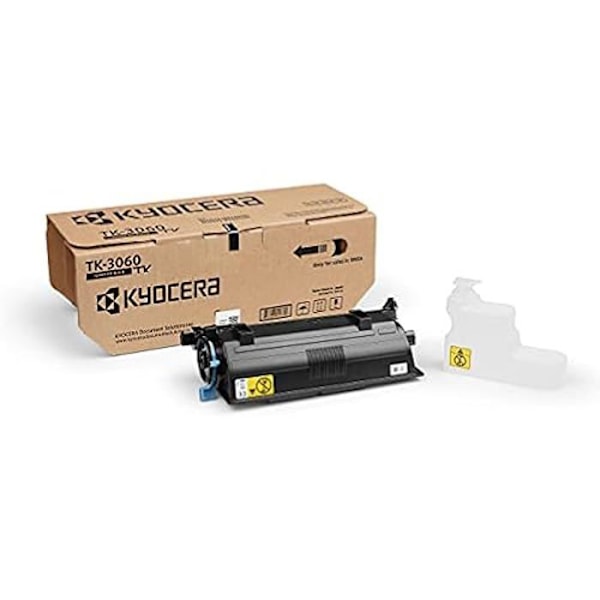 Alkuperäinen Kyocera TK-3060 väriaine. Musta, 12 500 sivua ISO 19752, ECOSYS M3145idn, M3645idn yhteensopiva