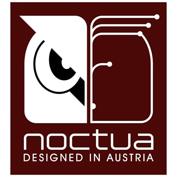 Ventilator - Noctua - NF-A9x14 PWM - 92 mm - Sort - Anti-vibrations puder