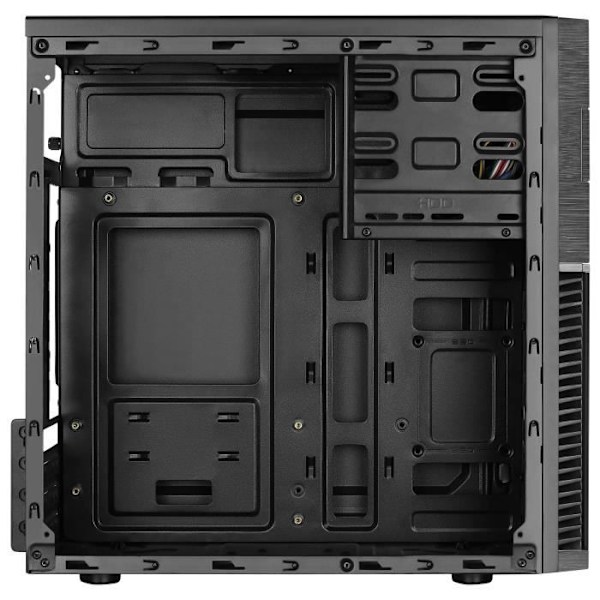 Aerocool CS-105, Mini-Tower, PC, SPCC, Micro-ATX, Mini-ITX, Musta, kotitoimisto