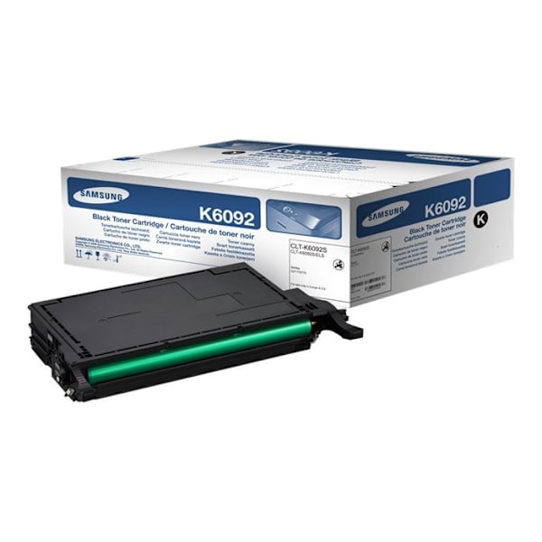Sort i sort toner - Samsung - CLT-K6092S - Kapacitet 7000 sider - Laser