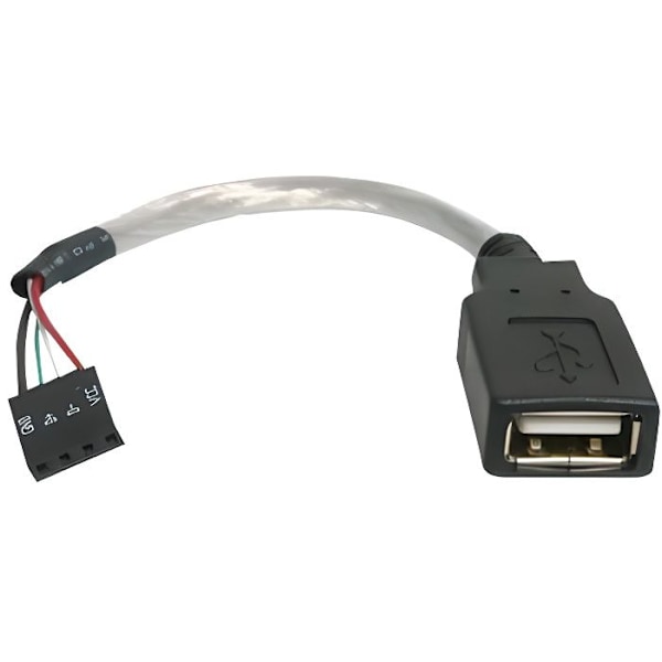 USB 2.0 -kaapeli - USB A naaras-USB-emolevyn sovitin, 4-nastainen F/F - 15 cm - ALOITUS