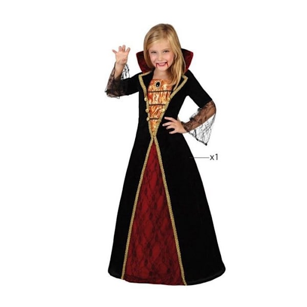 Medeltida Vampyrflicka Utklädnad